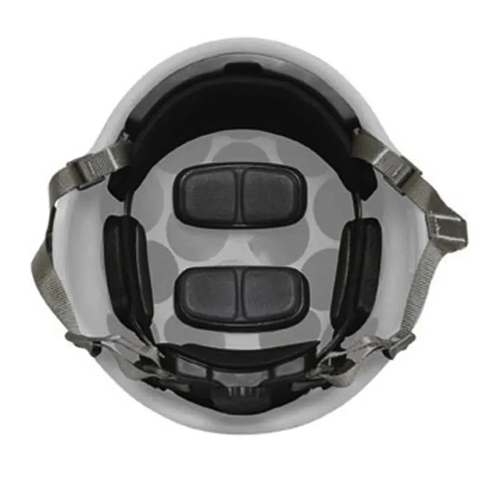 Kit en color verde militar con correa de casco