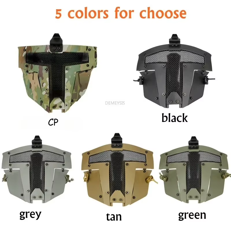 Máscara táctica facial integral para Airsoft con casco compatible - imagen 5
