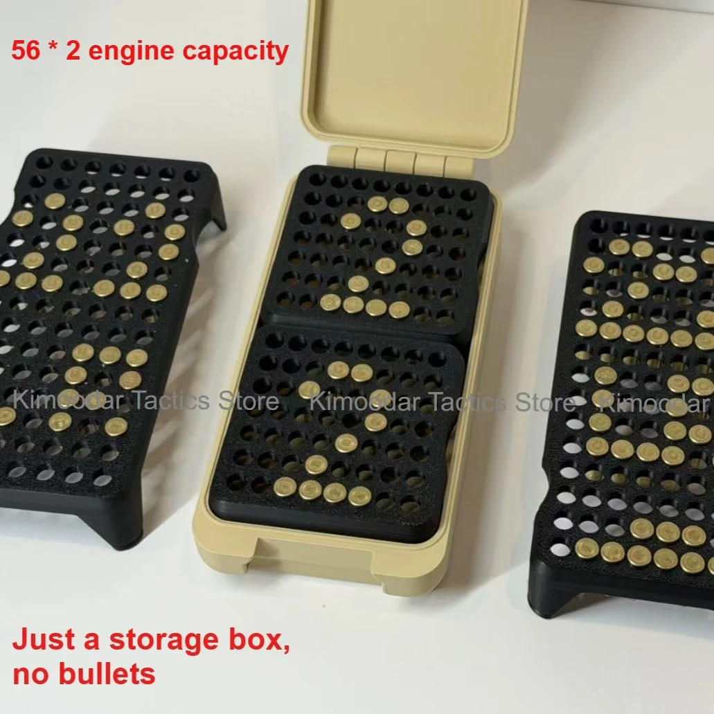 Caja balas 22LR impresión 3D para almacenamiento de escritorio - imagen 2
