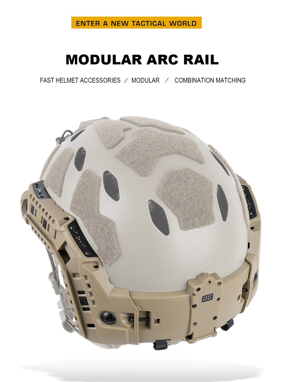 Riel ARC modular en casco
