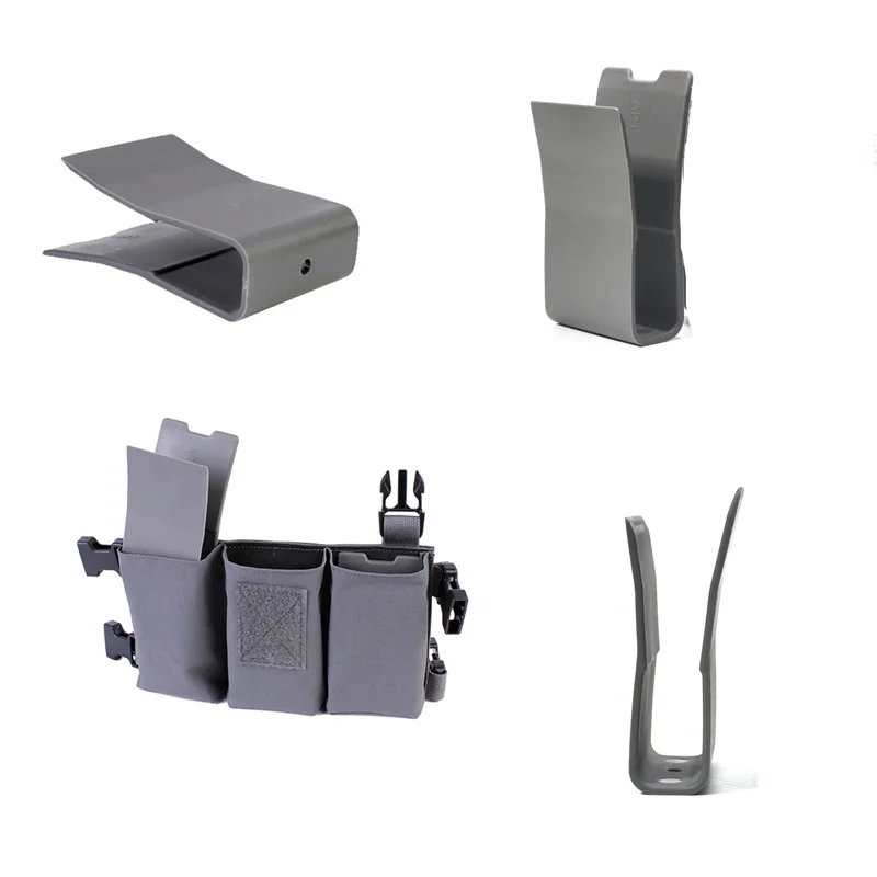 Portacargador táctico MOLLE rígido de nailon para cargadores M4 - imagen 5