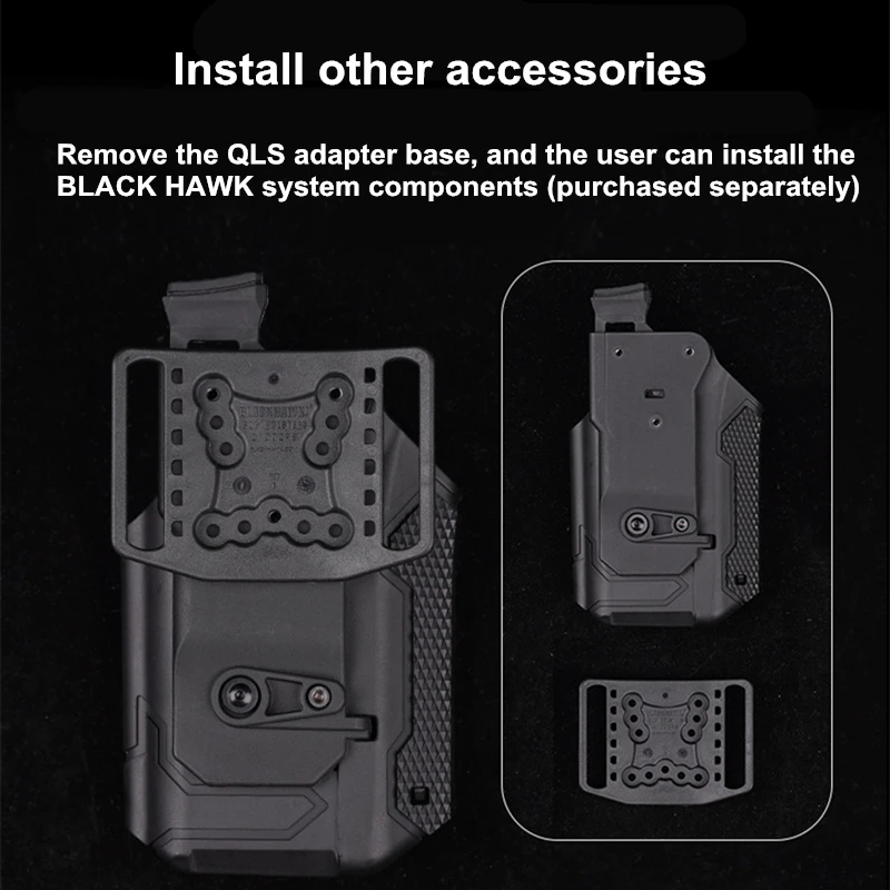 Funda táctica para linterna con plataforma QLS de pierna - imagen 5