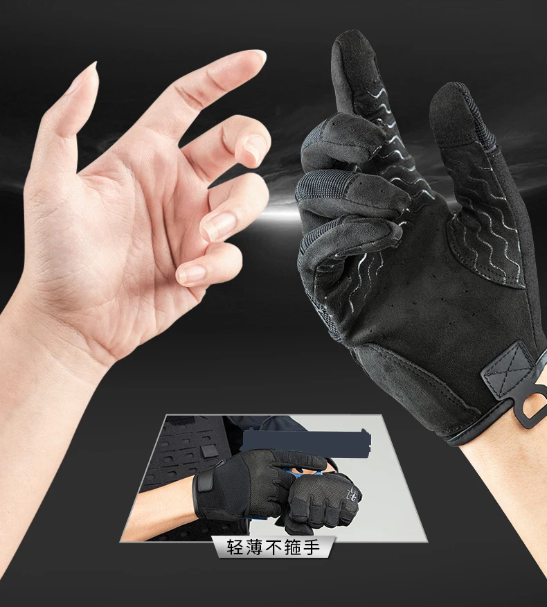 Guantes tácticos de tiro resistentes, transpirables, pantalla táctil - imagen 2