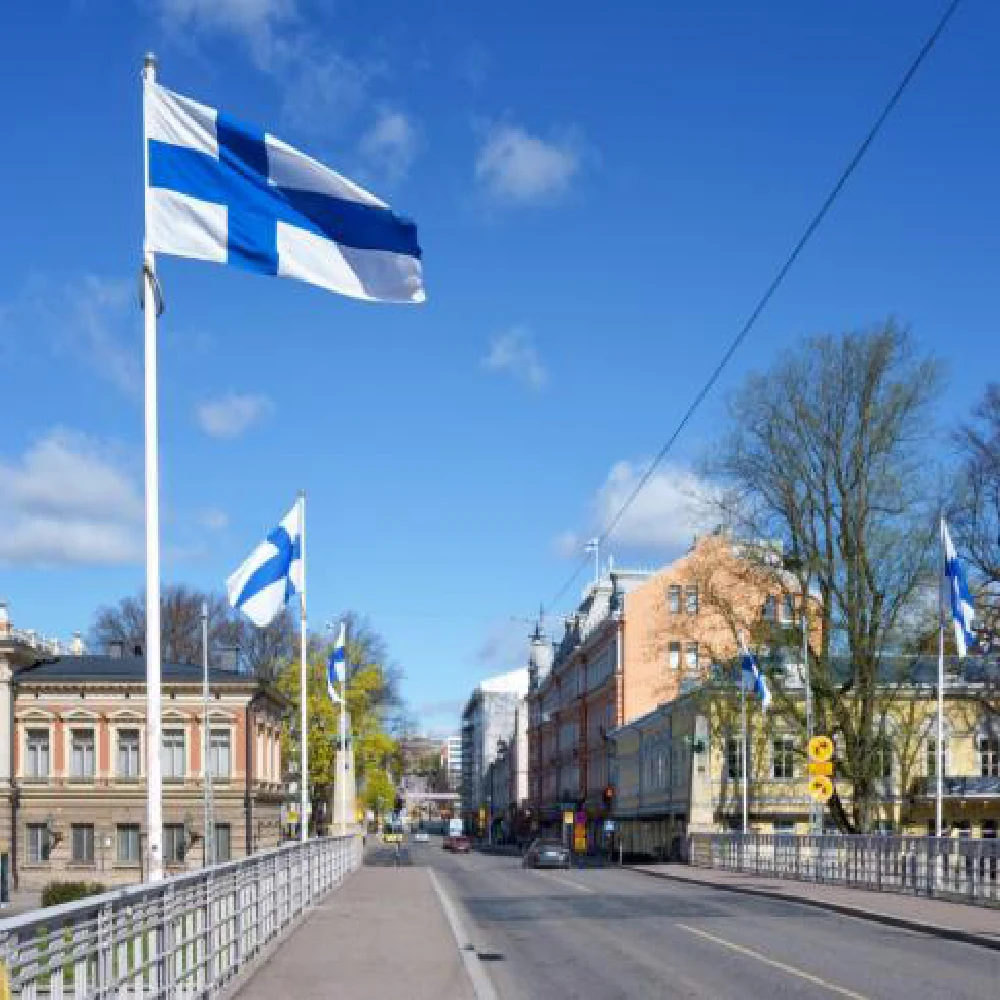 Bandera de Finlandia para exterior e interior – Suomen lippu - imagen 2