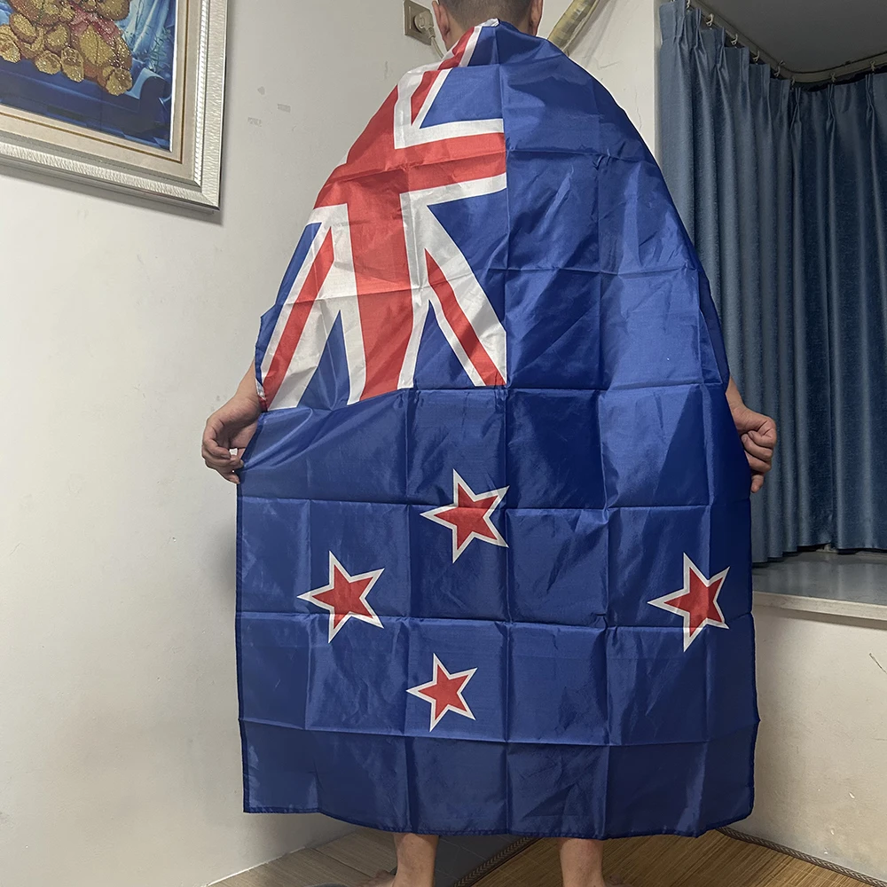 Bandera de Nueva Zelanda poliéster tipo chal para interior-exterior - imagen 4
