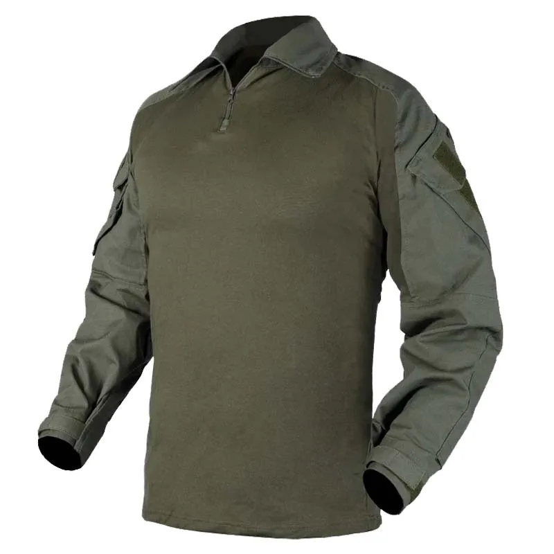 G3 Camisa táctica de combate para hombre camuflaje senderismo