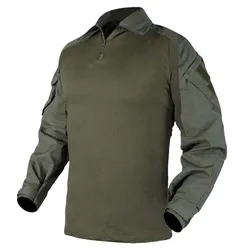 G3 Camisa táctica de combate para hombre camuflaje senderismo
