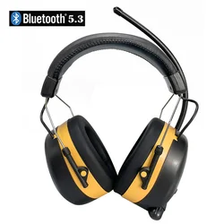 Protección auditiva auriculares radio AM/FM Bluetooth digital