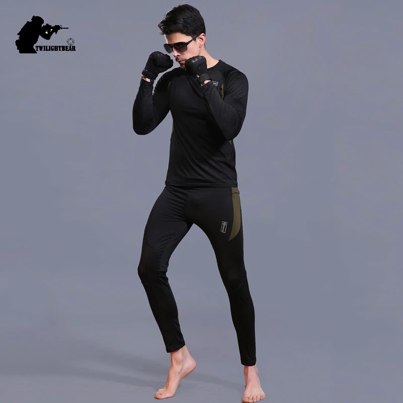 Ropa Interior Térmica para Hombre con Forro Polar y Secado Rápido