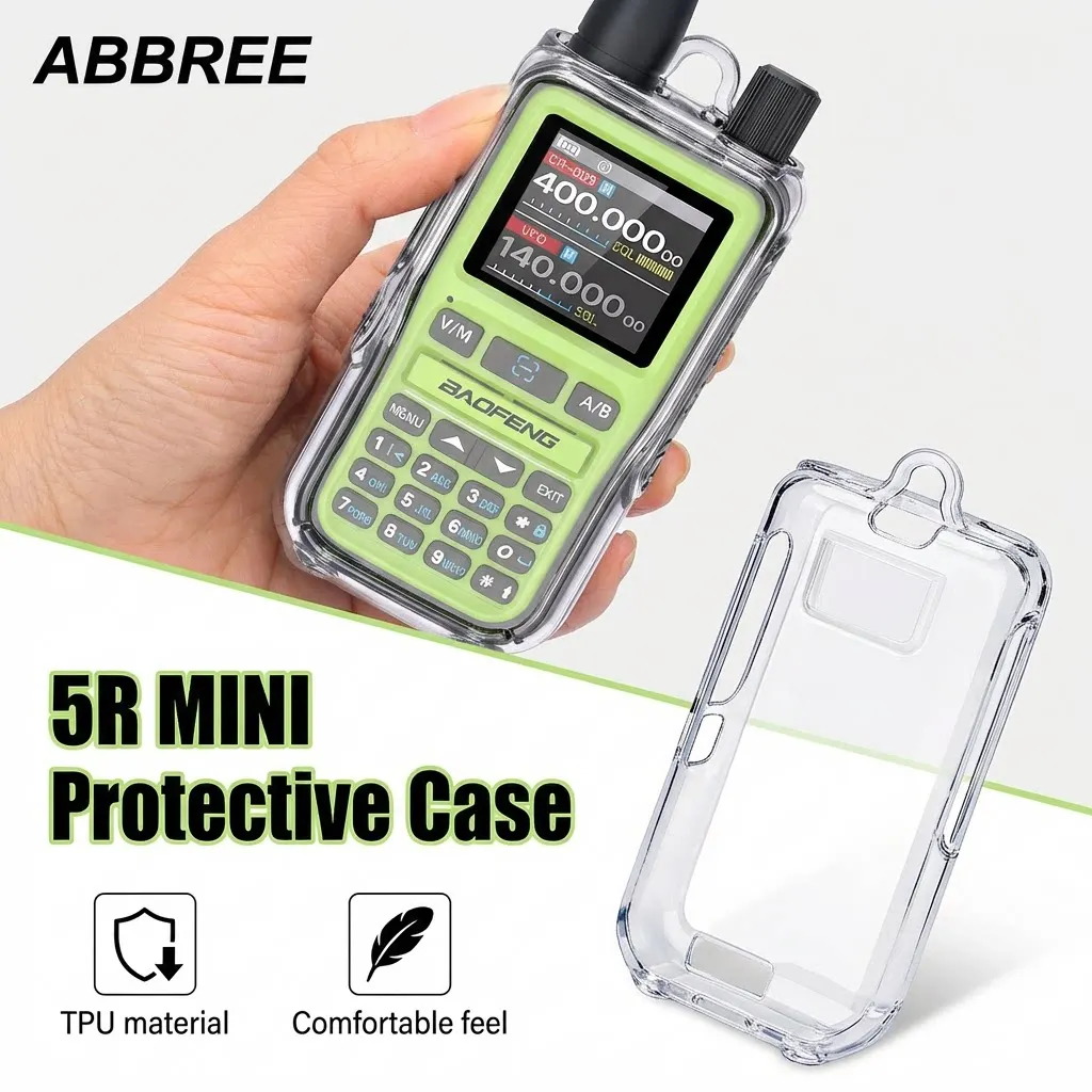 Baofeng UV-5R Mini funda táctica TPU antichoque para radio - imagen 4