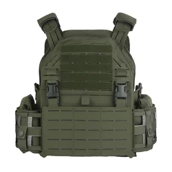 LG4 Chaleco táctico portaplacas MOLLE con cinturón ajustable