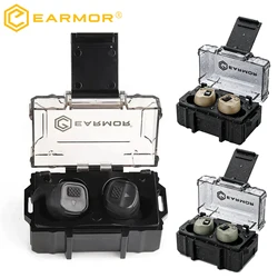 EARMOR M20T PRO Protector Auditivo Intraural Impermeable Amplificación 8X Caza