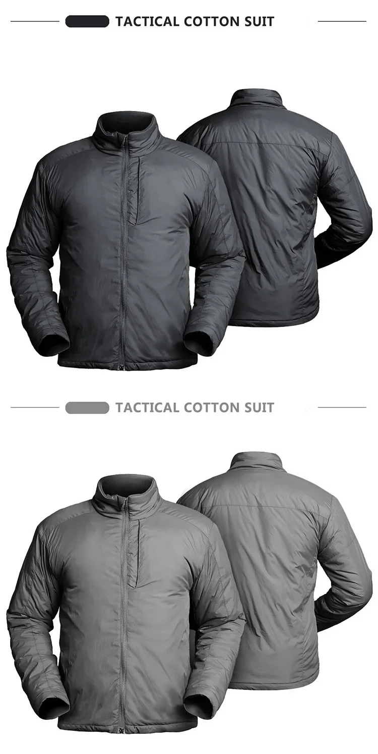 Parka táctica de invierno AUKUPKEE en exterior