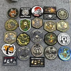 Parche táctico velcro animales estampado militar: perezoso, mapache