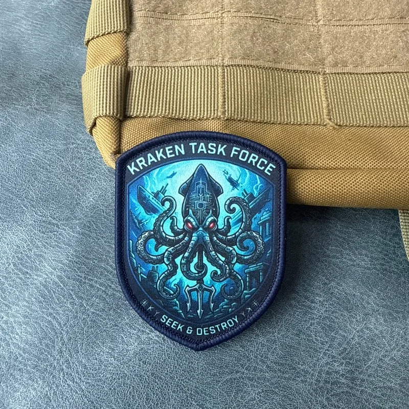 OctopusTactical Parche táctico pulpo gancho y bucle moral