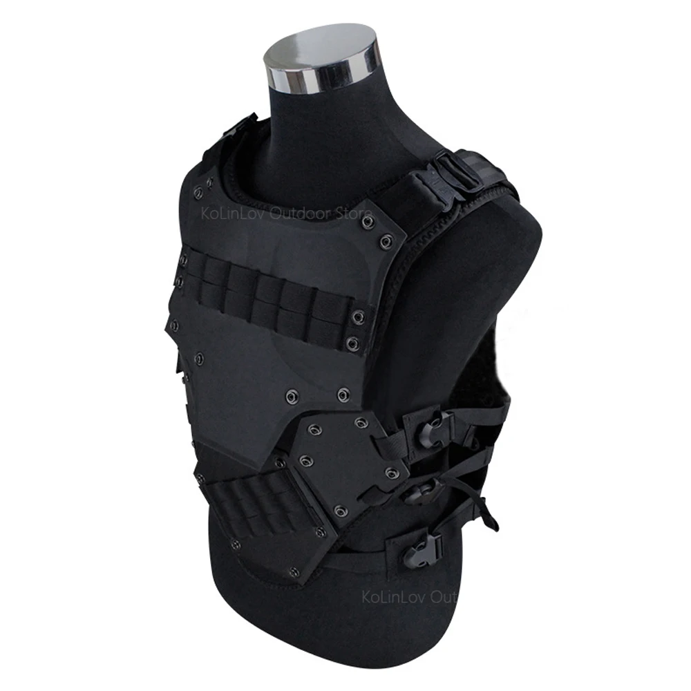 Chaleco táctico JPC portaplaca MOLLE de rigidez para airsoft - imagen 3