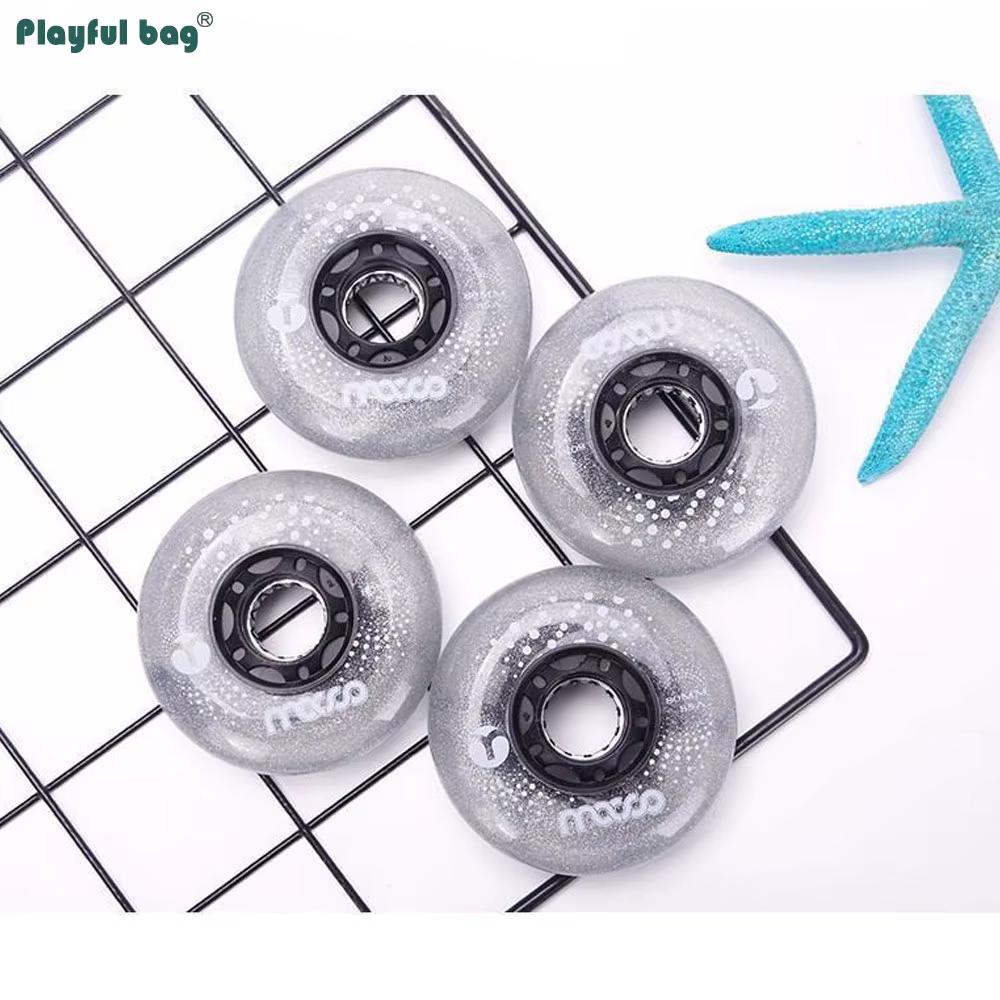 Ruedas de patín con iluminación LED en diferentes colores