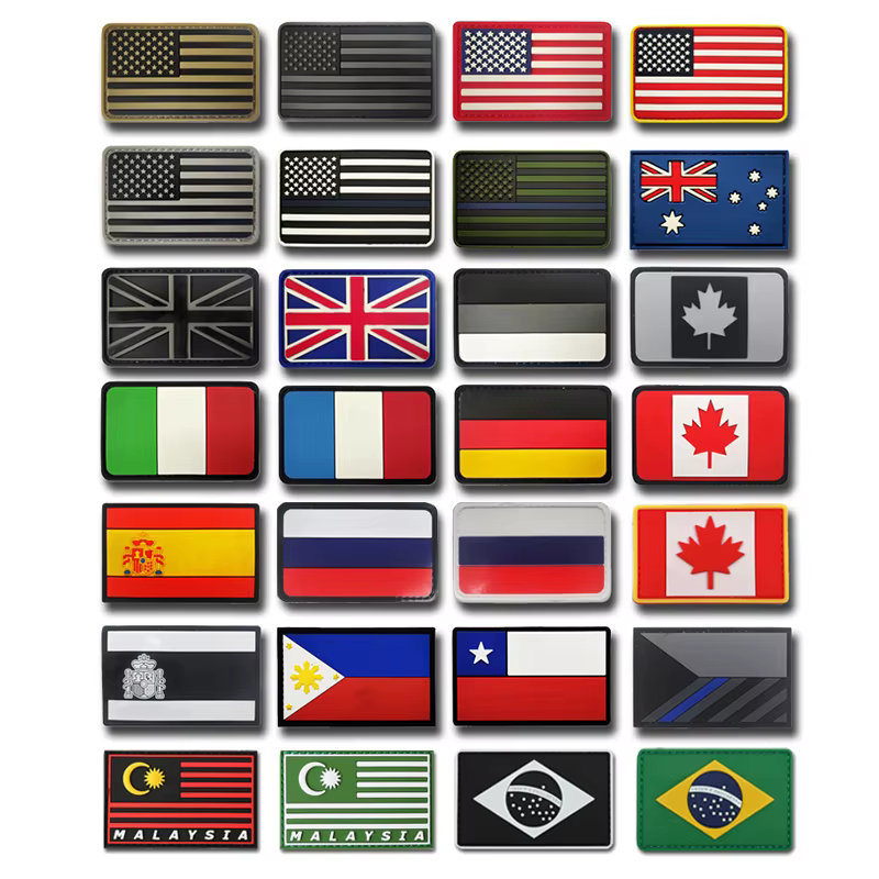 Gancho fijación insignia universal - Chaleco táctico MOLLE