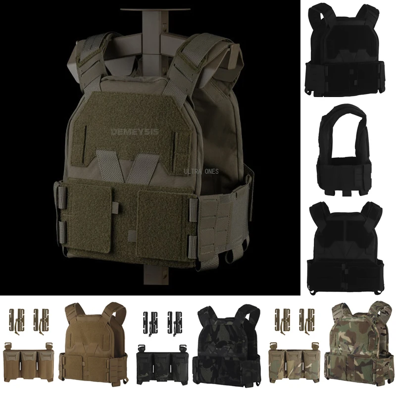 KZ Chaleco táctico MOLLE panel triple cargador liberación rápida - imagen 2