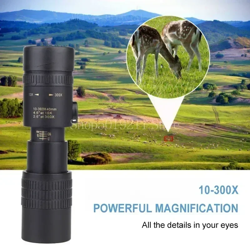 Metaal Monocular HD de zoom gran alcance con telescopio para camping - imagen 4