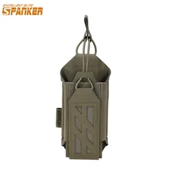 Bolsa táctica MOLLE 500D para walkie talkie y radio