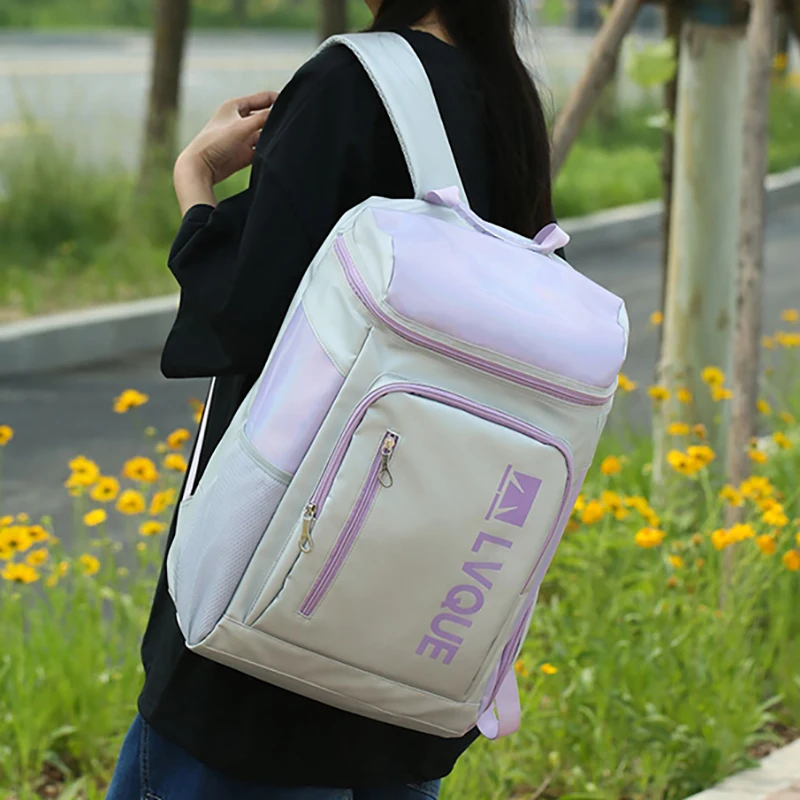 Mochila para raquetas de tenis y bádminton con compartimento portátil - imagen 3