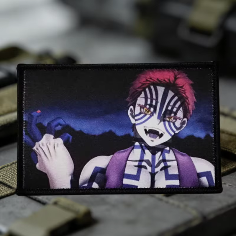 Parche táctico anime moral con velcro gancho y bucle para brazalete - imagen 5