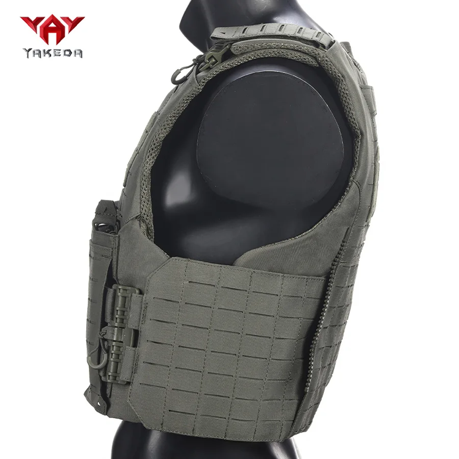 Chaleco táctico de bolsas ocultas triple, tejido resistente - imagen 2