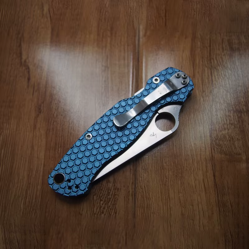 Básculas de aluminio con panal para Spyderco Paramilitary2 - repuesto