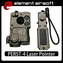 PERST-4 mira láser verde IR metálica táctica para caza y rifle