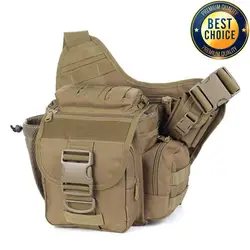 Bolsa mensajero táctica 900D impermeable resistente camuflaje woodland