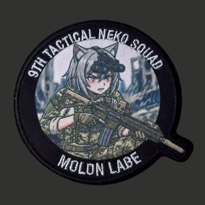 Parche táctico Neko Squad con velcro para mochilas - imagen 2