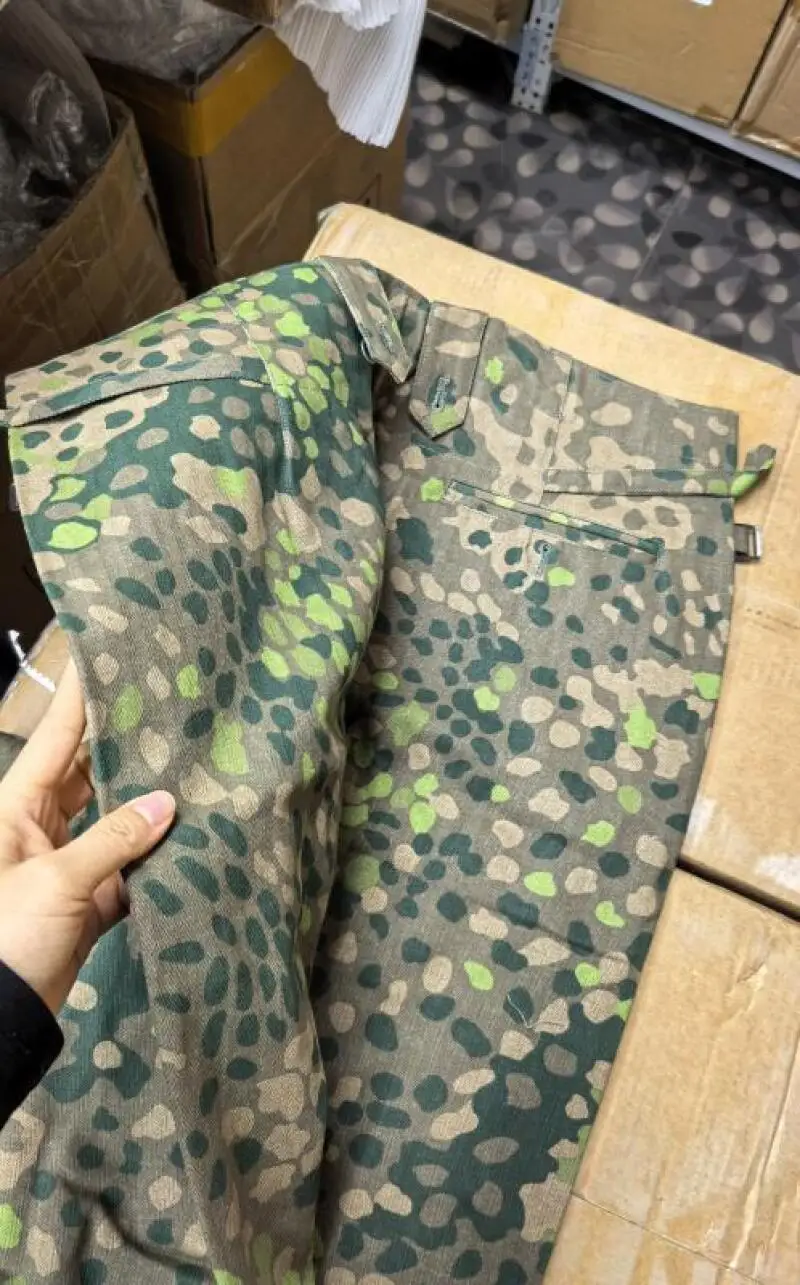 Uniforme M43 camuflaje DOT44 – camisa y pantalones para reenactación - imagen 4