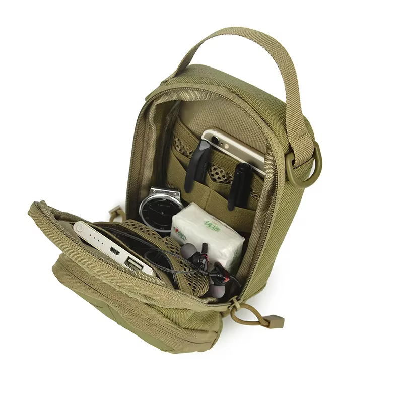 Bolsa táctica MOLLE para móvil de nailon resistente, hombro - imagen 3