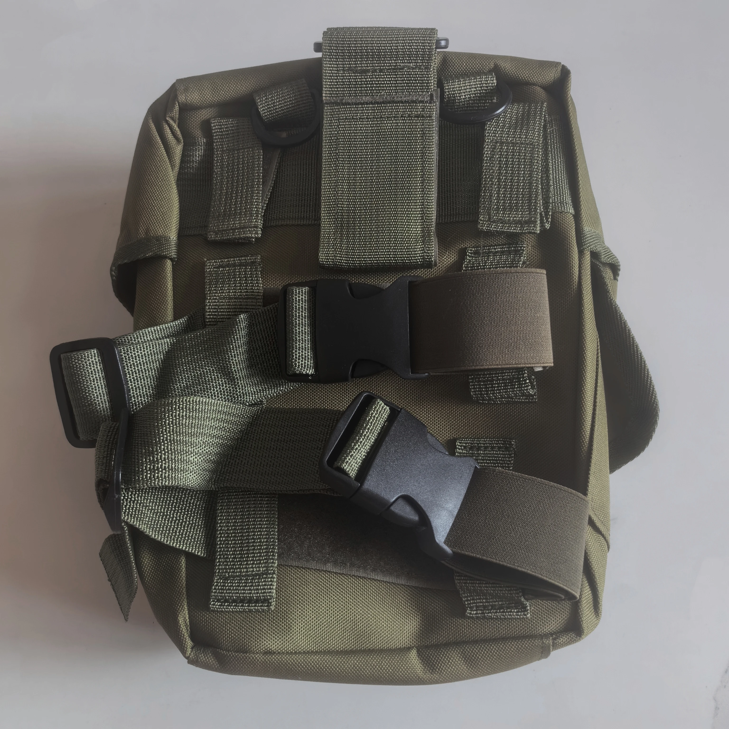 Bolsa de pierna táctica MOLLE con stockage Airsoft Negro - imagen 4