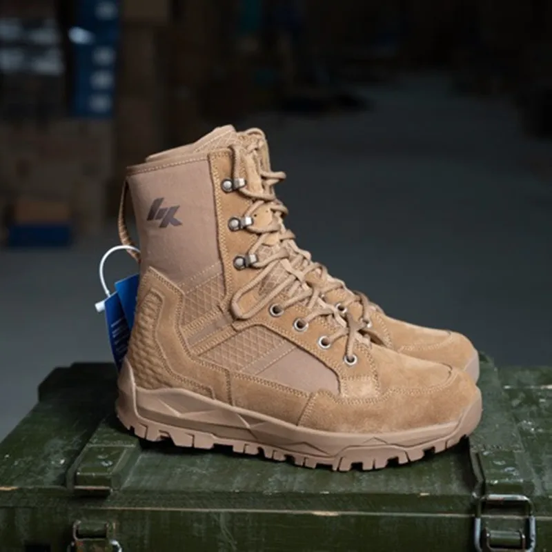 Botas militares antideslizantes estilo desierto hombre talla grande - imagen 4