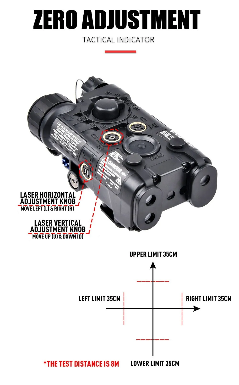 Linterna montada en réplicas tácticas