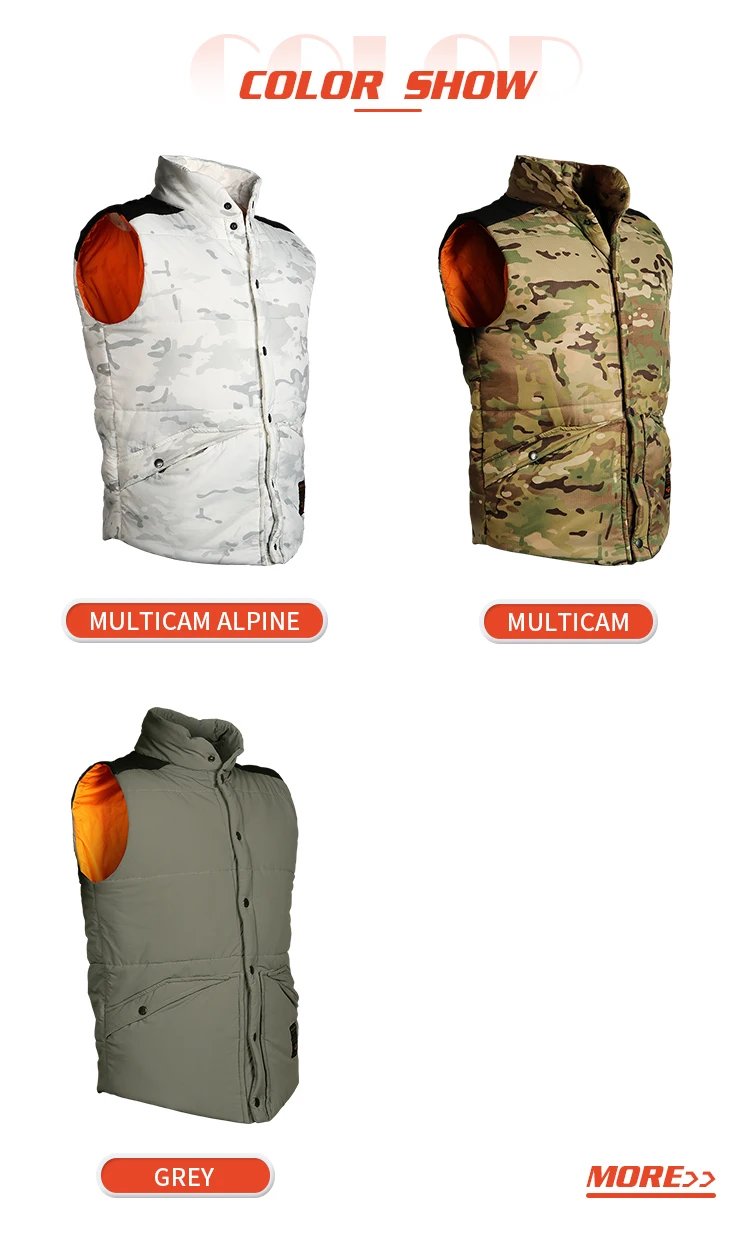 Chaleco térmico ligero Emersongear PATRIOT LITE en color gris
