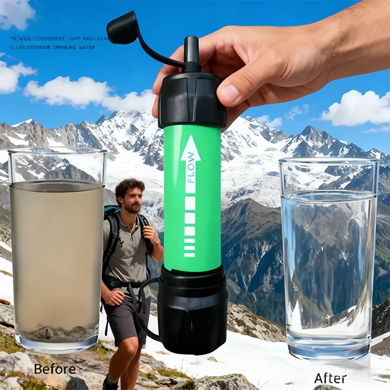 Filtro de agua portátil para supervivencia y camping – purifica - imagen 3