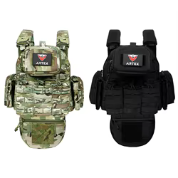 Chaleco táctico portaplacas camuflaje, liberación rápida desmontable