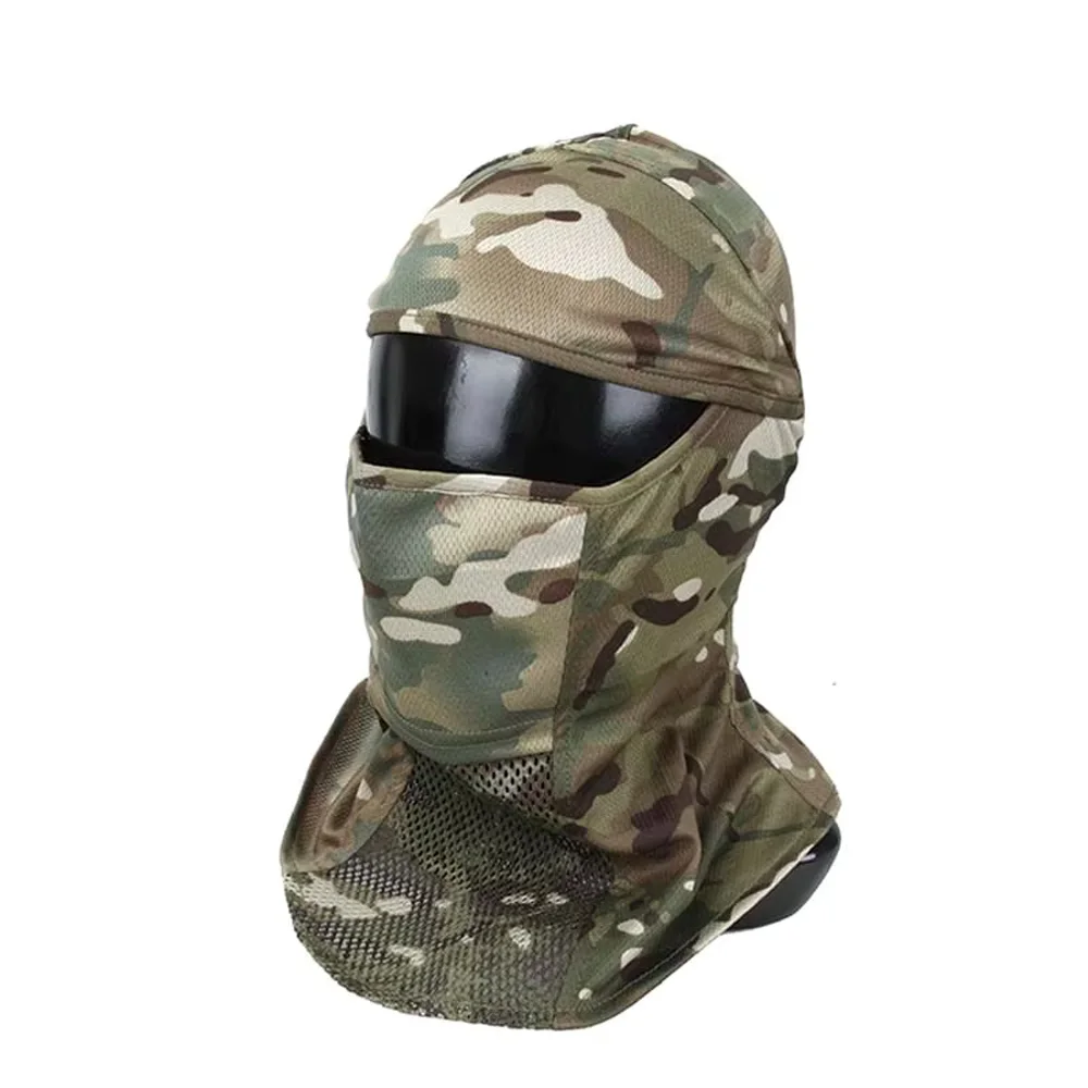 CS pasamontañas táctico camuflaje malla facial antipolvo solar - imagen 2