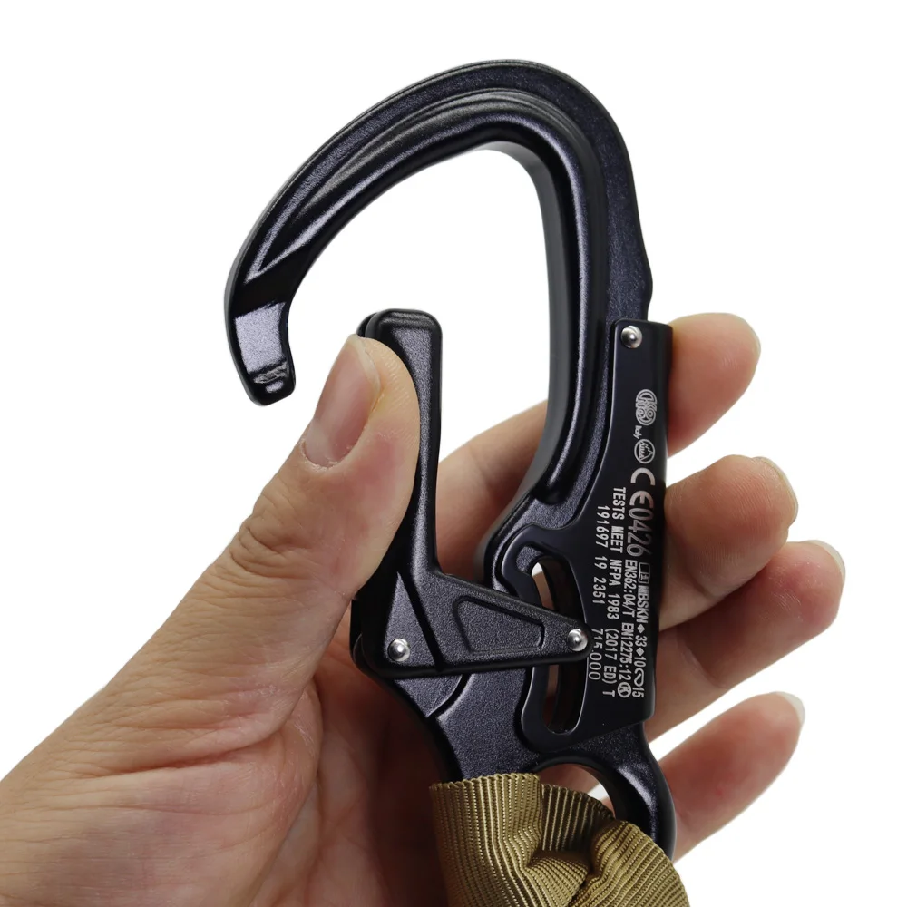 Cuerda de seguridad táctica elástica de doble extremo con hebilla - imagen 3