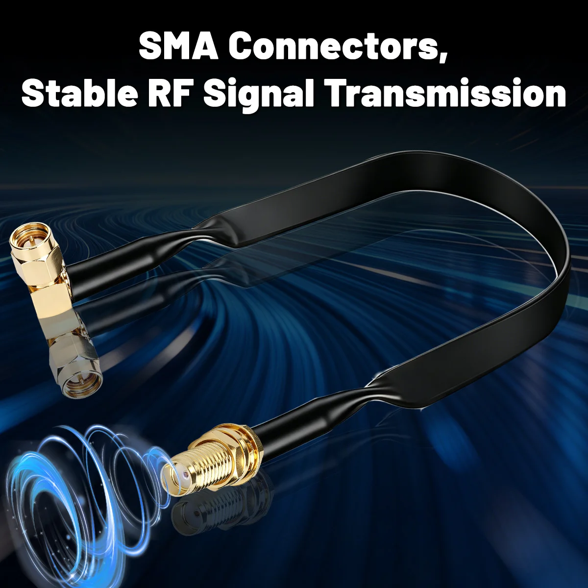 ABBREE cable coaxial RF SMA macho a hembra para antena Helium - imagen 2