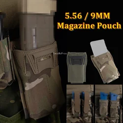 Bolsa táctica MOLLE individual para cargador de rifle y pistola
