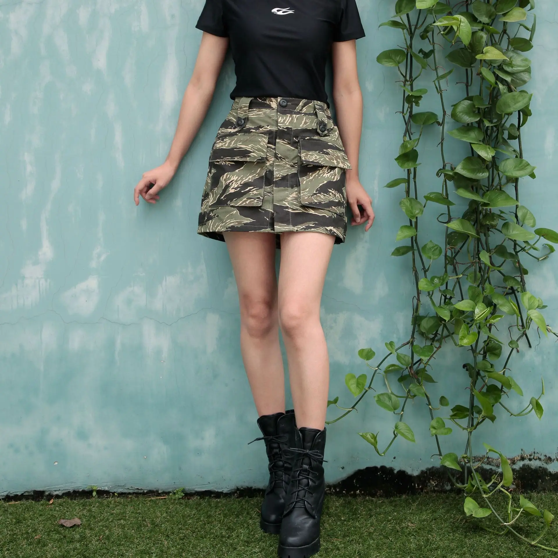 WARCHIEFMI Falda táctica corta para outdoor y camping - imagen 3