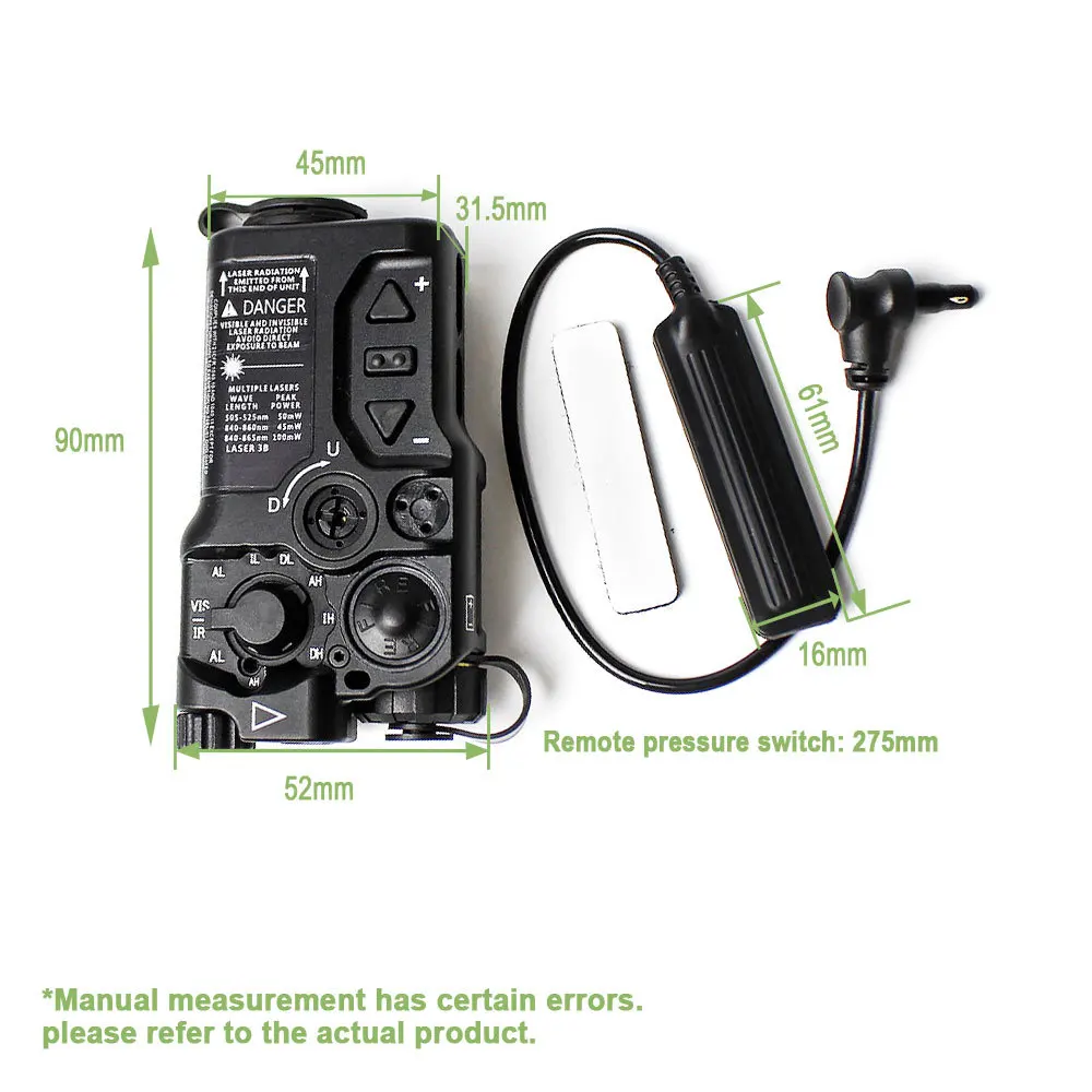 RAID-X IR láser de alta potencia para accesorios airsoft GBBR