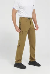 Ainfad Traverse Pantalones de caza camuflaje secado rápido elásticos