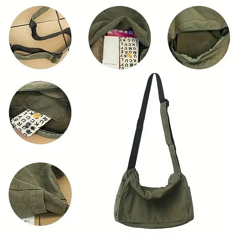Bolso cruzado y gran capacidad