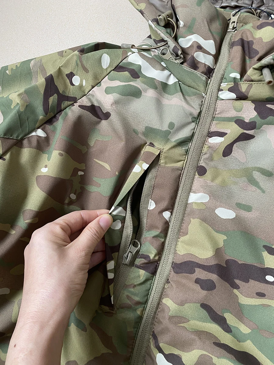 Chaqueta táctica VKBO MC con capucha, resistente al frío y lluvia - imagen 2