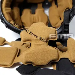 Almohadillas casco táctico FMA MT espuma viscoelástica transpirable